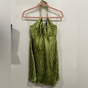 Garage Spiral Green Dress